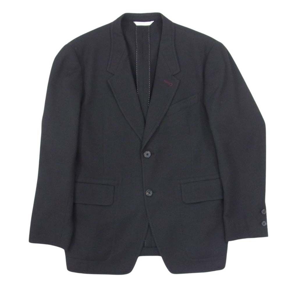 Paul Smith ポール・スミス PC-SL-86109 COLLECTION ワッフル サーマル ウール チェック 2B テーラードジャケット ブラック系 L【中古】