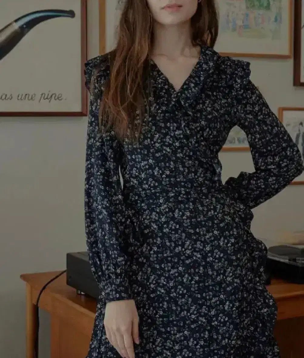 ヴォカヴァカ ONE PIECE ブラック ONE PIECE フラワー フリル ONE PIECE ラブ フリーサイズ