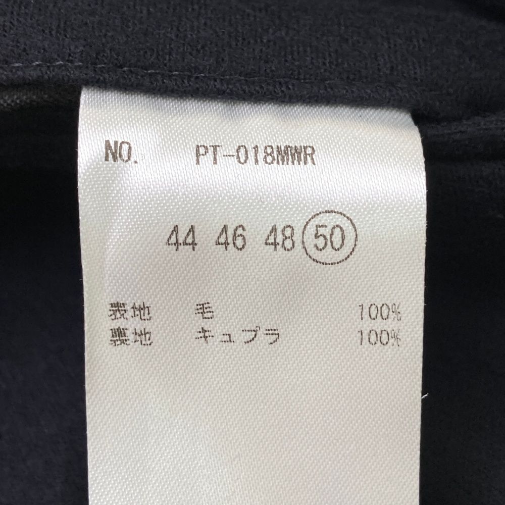  MOVB モーヴ PT-018 MWR ワンタック テーパードパンツ ネイビー系 50 メンズ スラックス パンツ