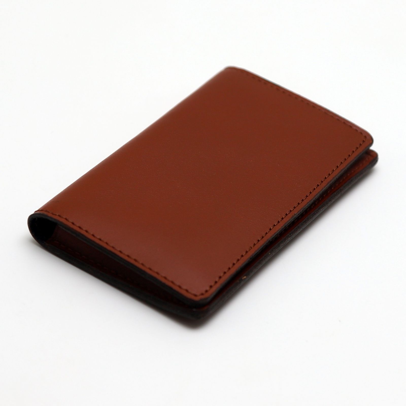 SOMES カードケース ブラウン レザー 名刺入れ ソメスサドル - メルカリ