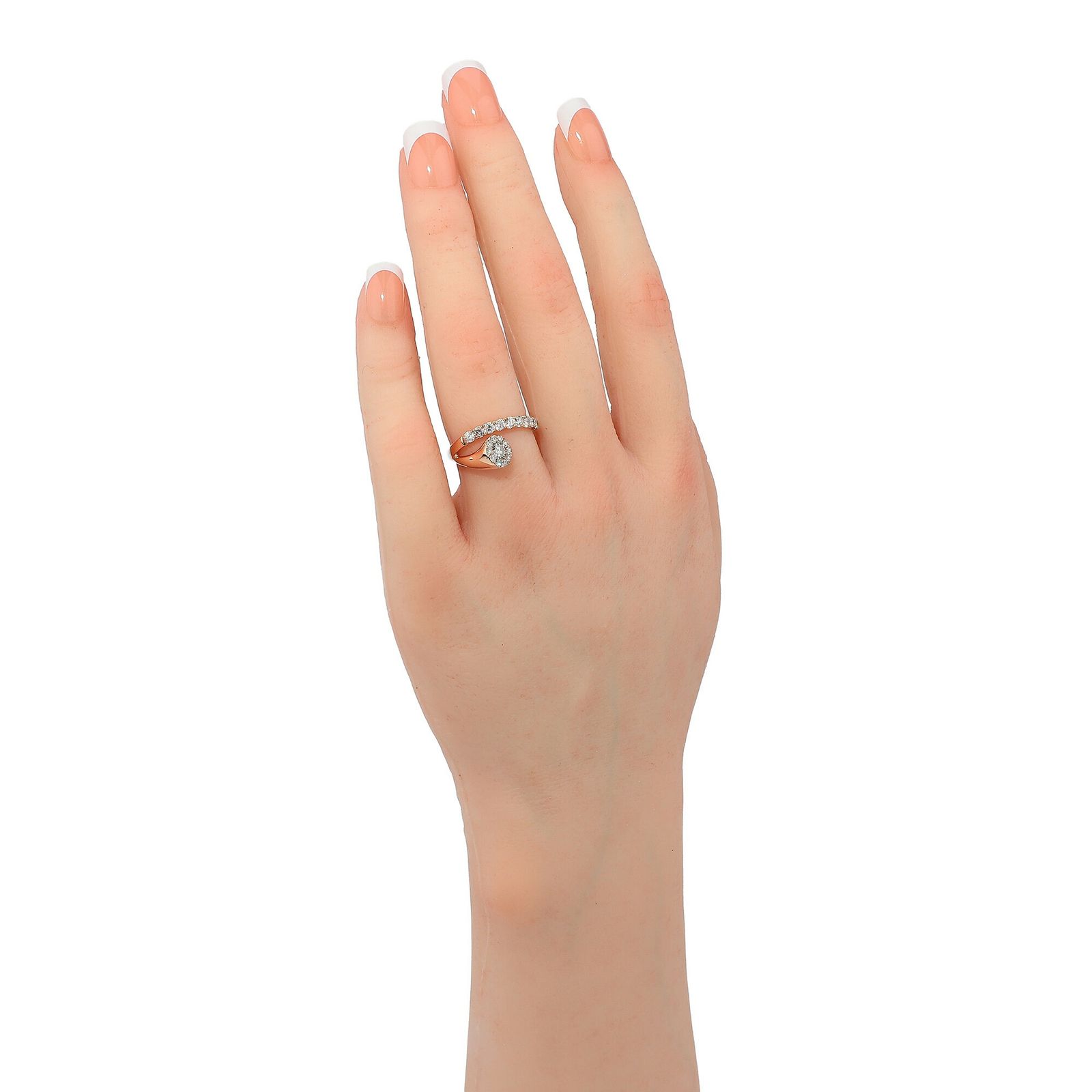 ダイヤモンド 1.00ct ピンクゴールド K18PG リング SIクラス 指輪 11.5  