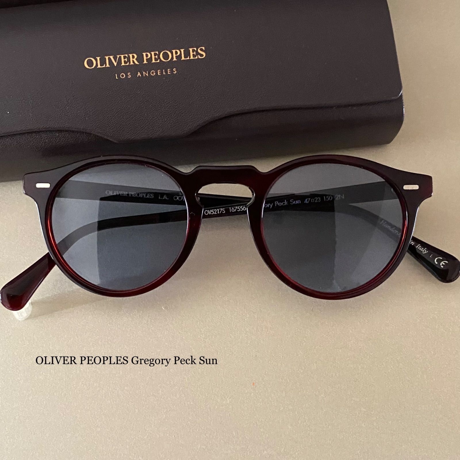 OV255 新品 OLIVER PEOPLES Gragory Peck Sun サングラス オリバー