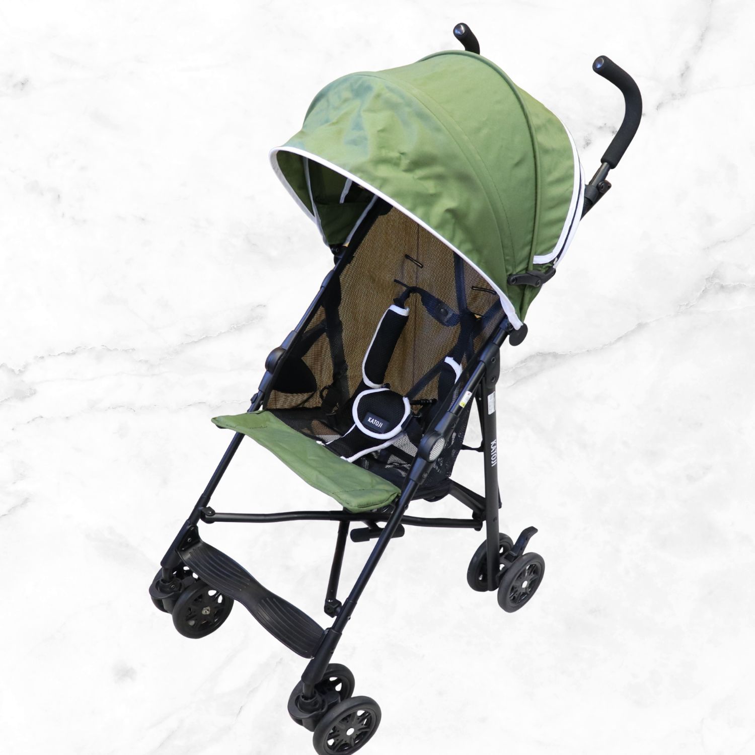 KATOJI カトージ かるいdeちゅ メッシュ モスグリーン バギー B型 ベビーカー ベビー用品 ラクルベビー館