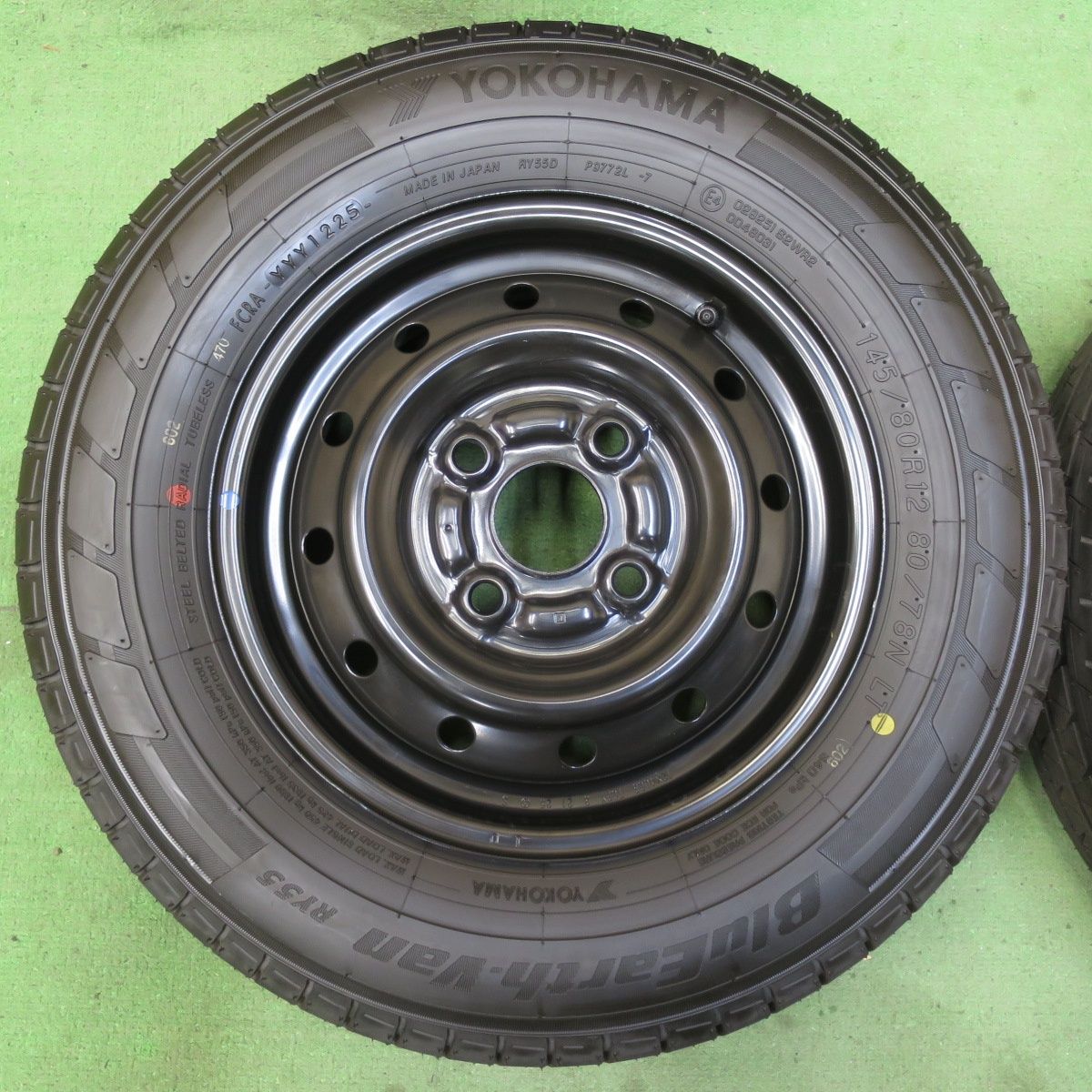 新車外し！25年☆スズキ エブリイ バン 純正 スチール 145/80R12 80