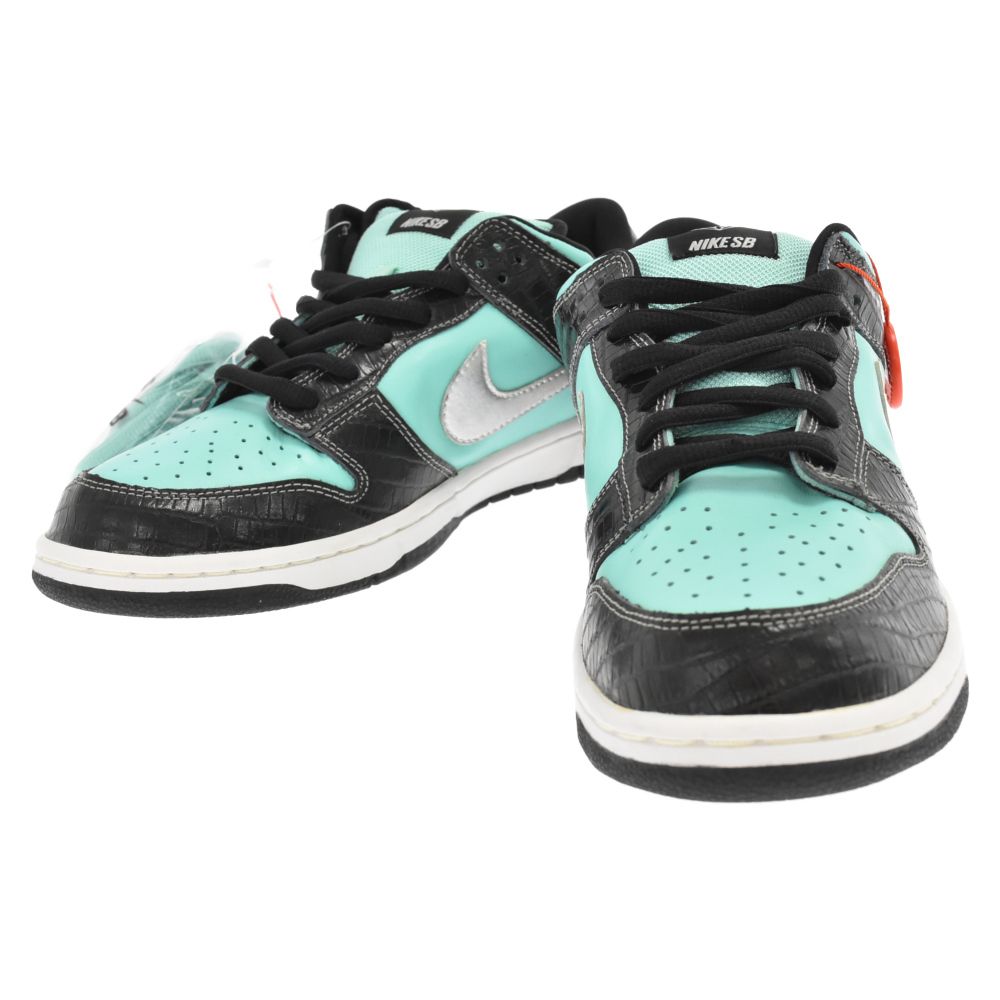 NIKE (ナイキ) DUNK LOW PRO SB DIAMOND SUPPLY CO 304292-402 ダンクロープロティファニー  ローカットスニーカー US10/JP28cm ブルー/ブラック