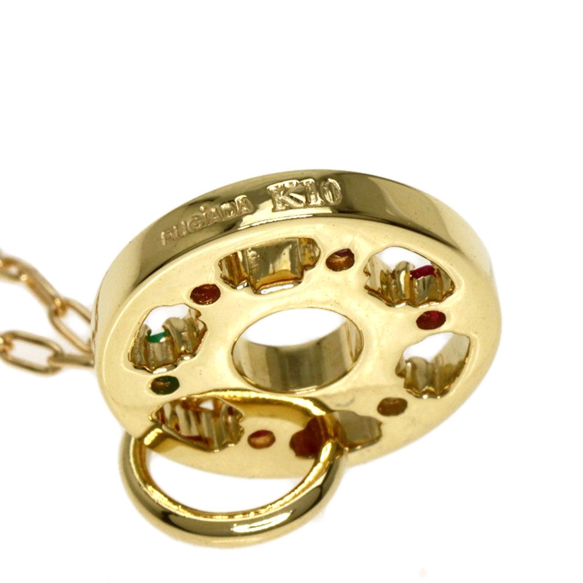 RUGIADA ルジアダ マルチカラー ネックレス K10YG レディース - メルカリ 