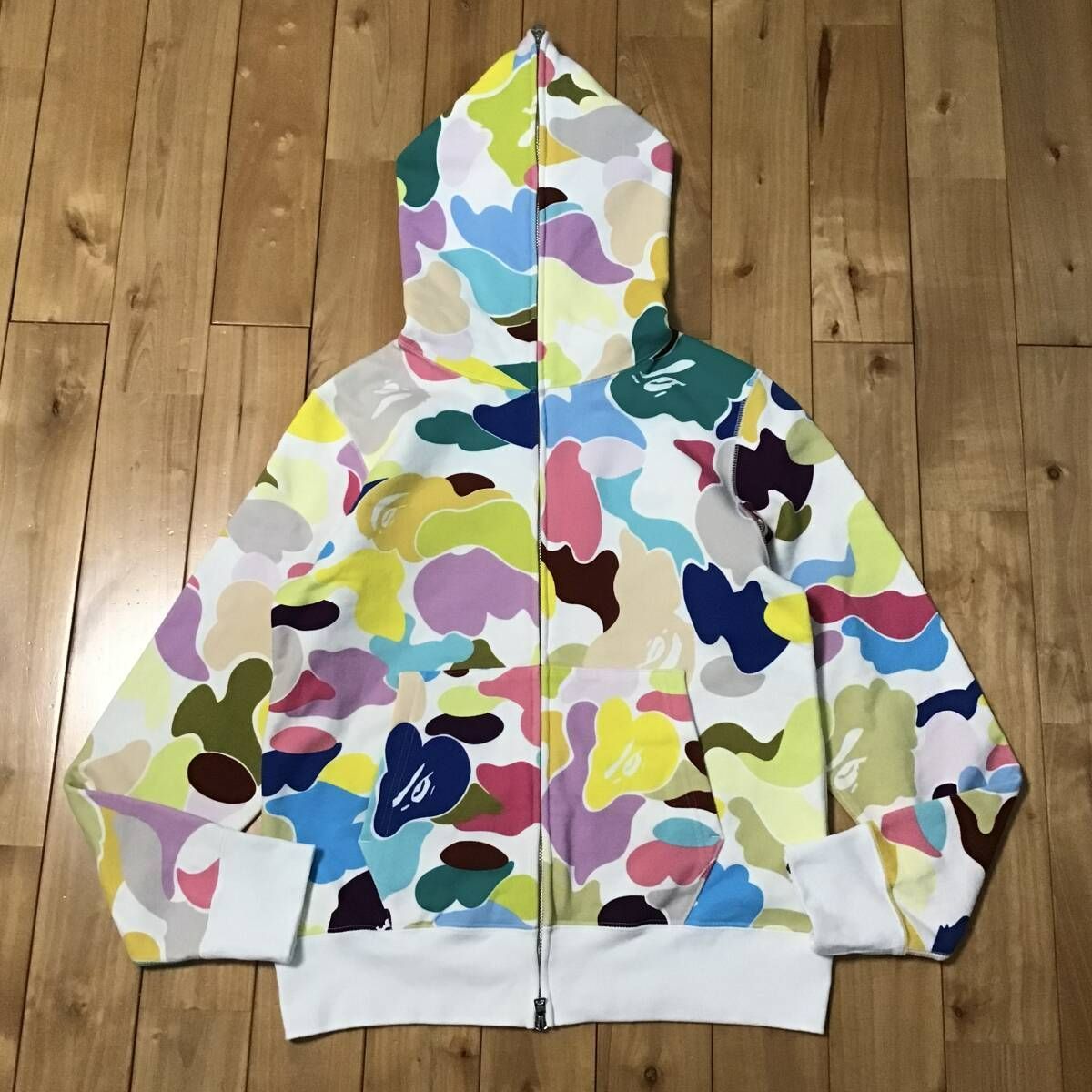 Milo camo pink フルジップパーカーSサイズ APE Giant multi