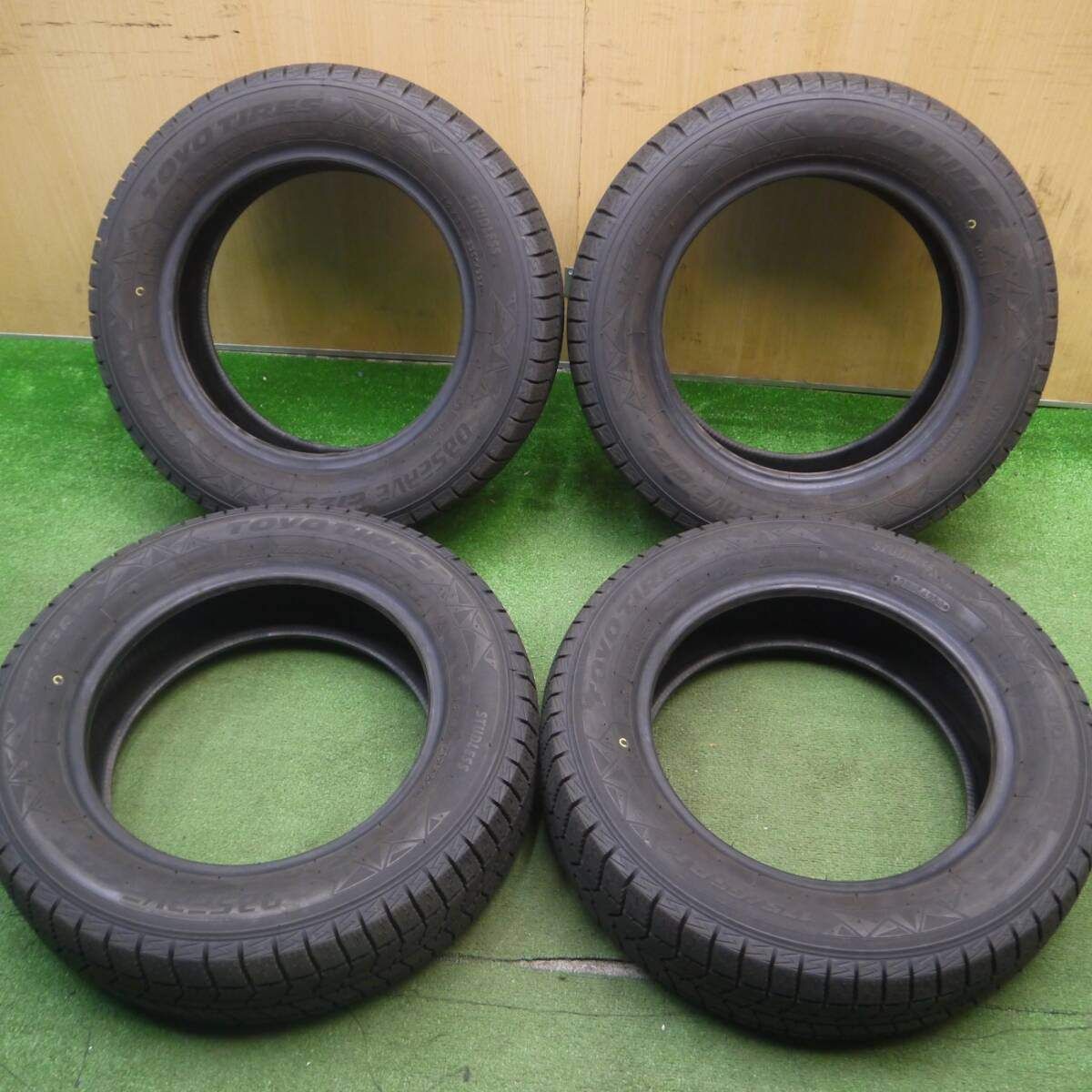 24年 スタッドレス 175 65R14 トーヨー オブザーブ GIZ3 タイヤ 14インチ ヴィッツ フィット ノート 等 5021801Hスタ