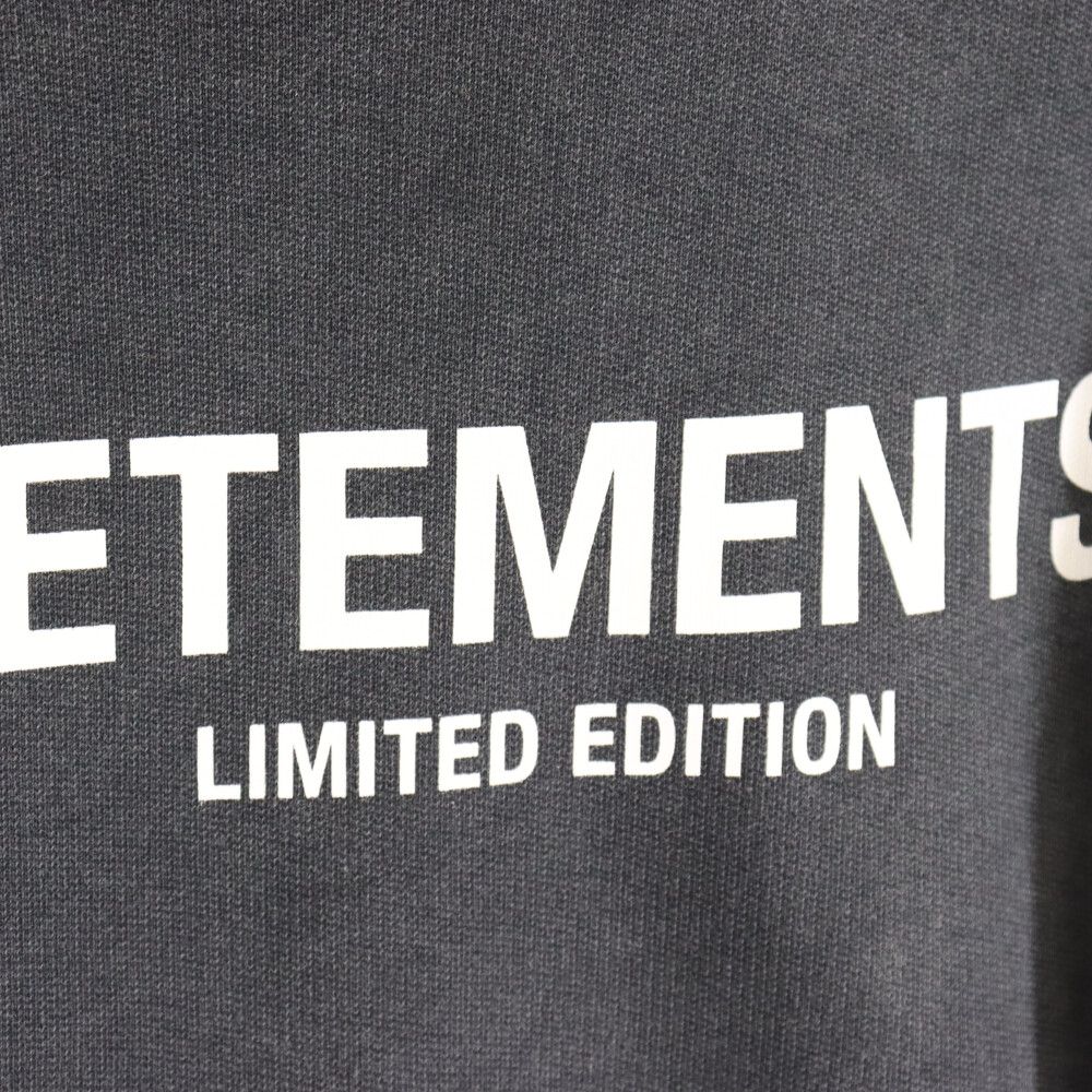 VETEMENTS (ヴェトモン) 23SS LOGO LIMITED EDITION HOODIE UE63HD720X