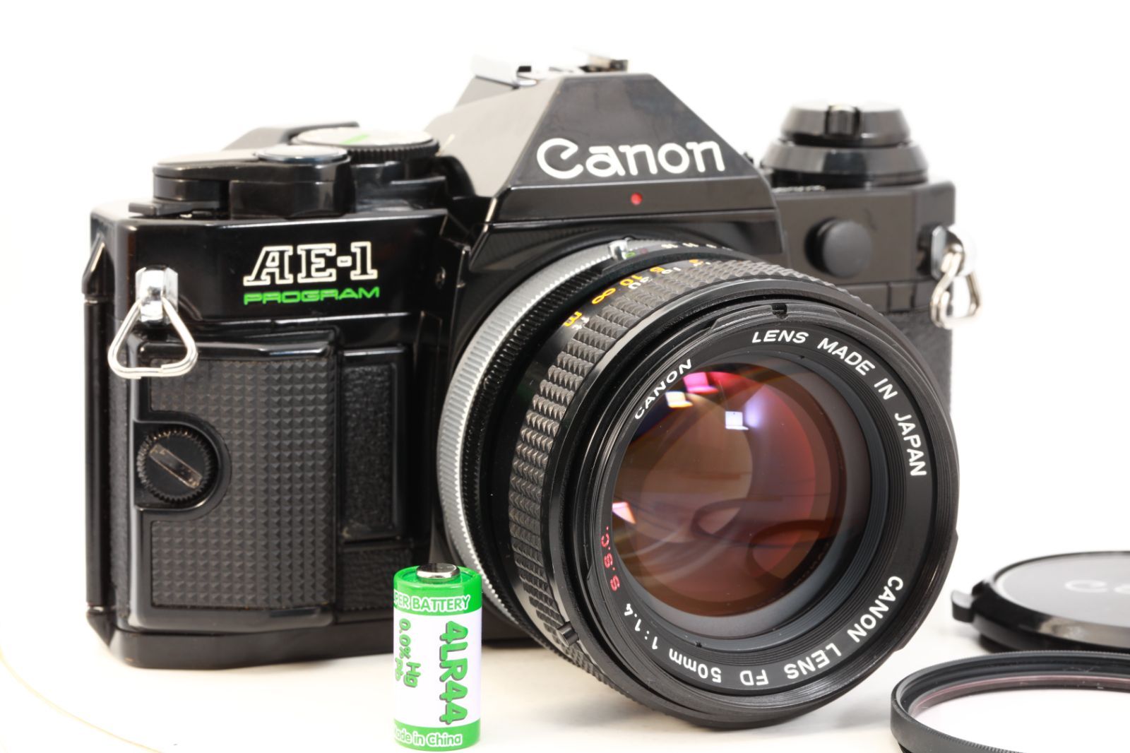 ☆美品【修理・整備/完動品】Canon AE-1 Program / FD 50 mm f1.4