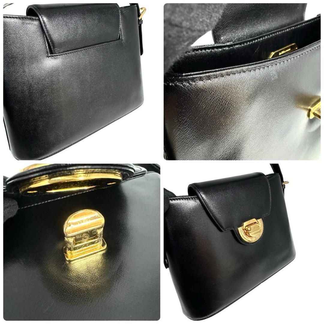 GIVENCHY ジバンシー ハンドバッグ フォーマル レザー ブラック 冠婚