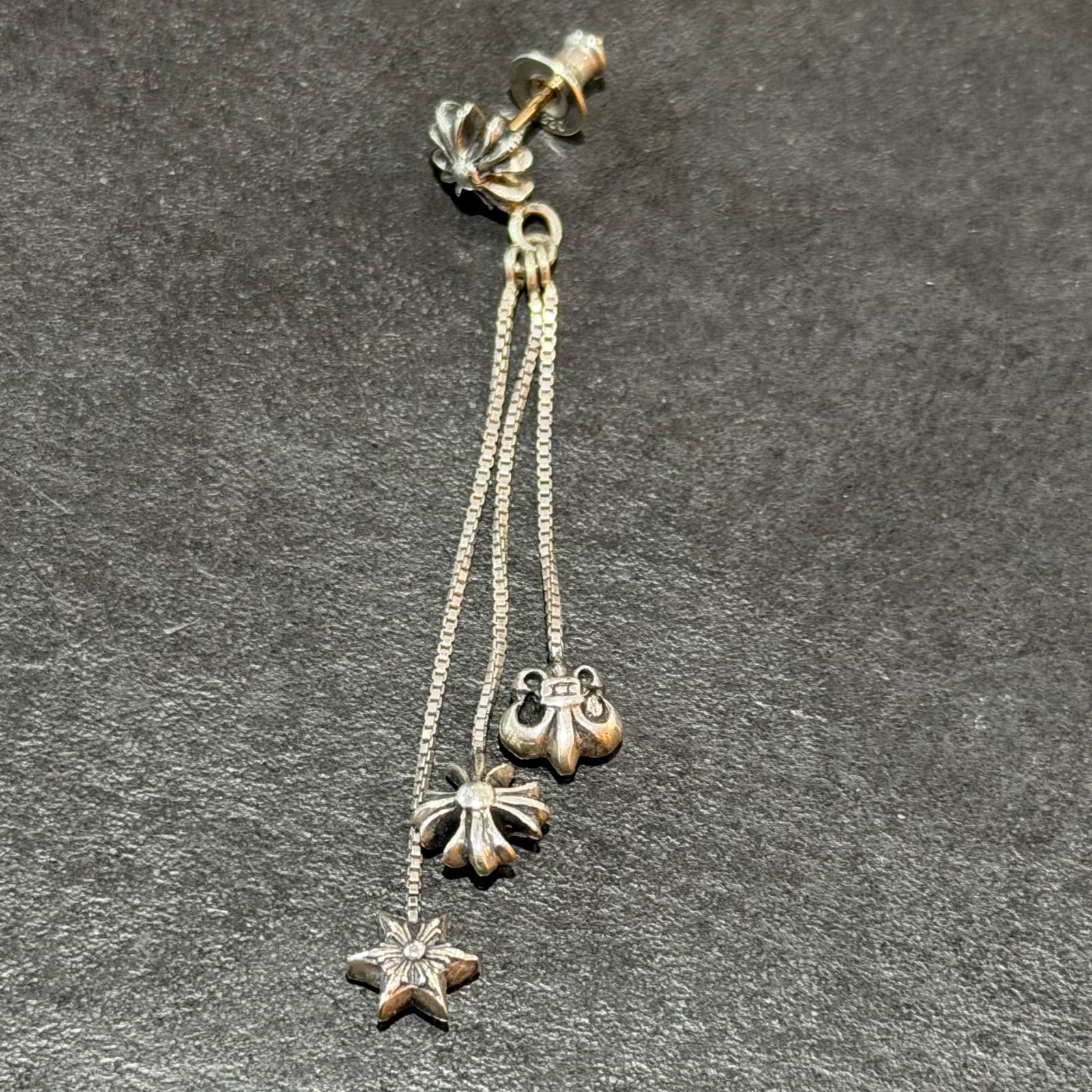 CHROME HEARTS JOJO イヤリング ジョジョ マルチモチーフドロップ ピアス クロムハーツ シルバー925 957M2