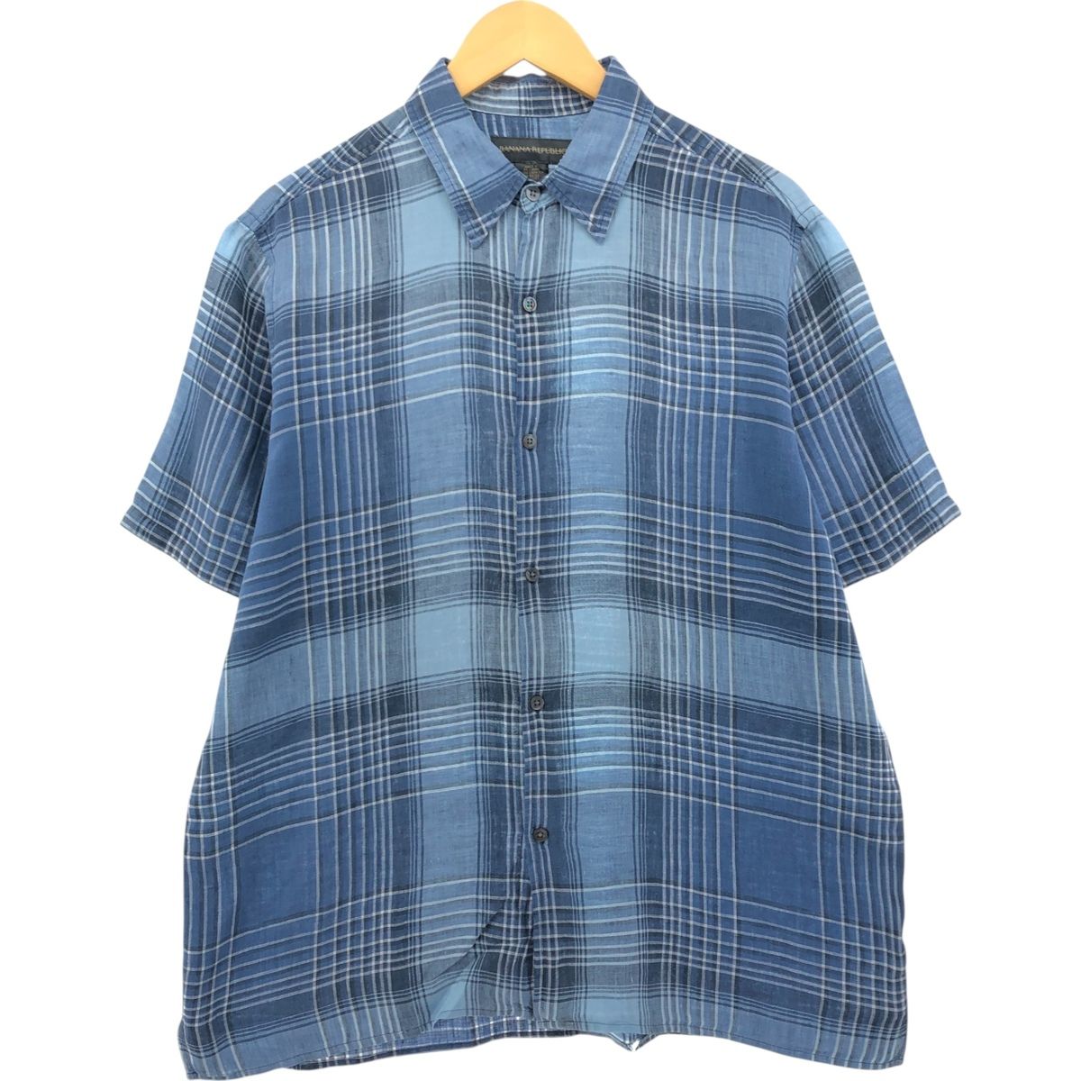 古着 00年代 バナナリパブリック BANANA REPUBLIC SLIM FIT オンブレ 