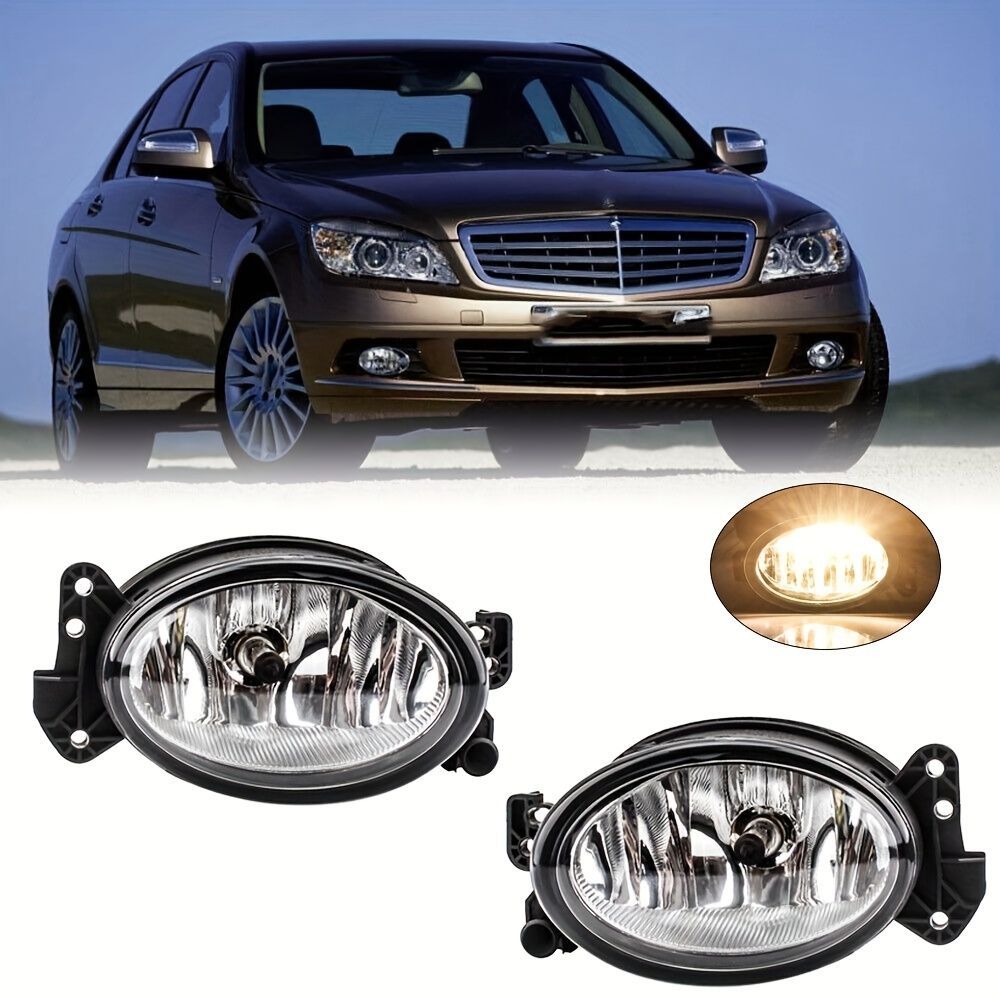 2個セット ヘッドライト 14cm 車用 ベンツ 2007-2012 フォグランプ 