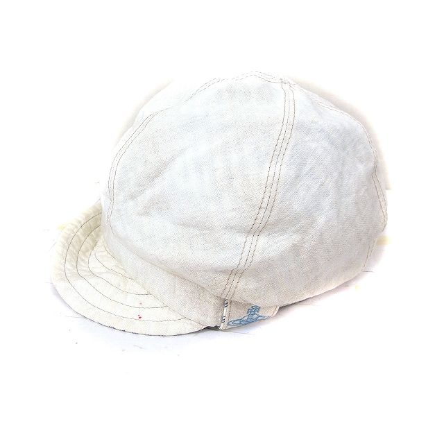 極美品✨viviennewestwood ロゴタグ付 ニット バスクキャスケット Vivienne Westwood ヴィヴィアンウエストウッド ニット帽 キャスケット