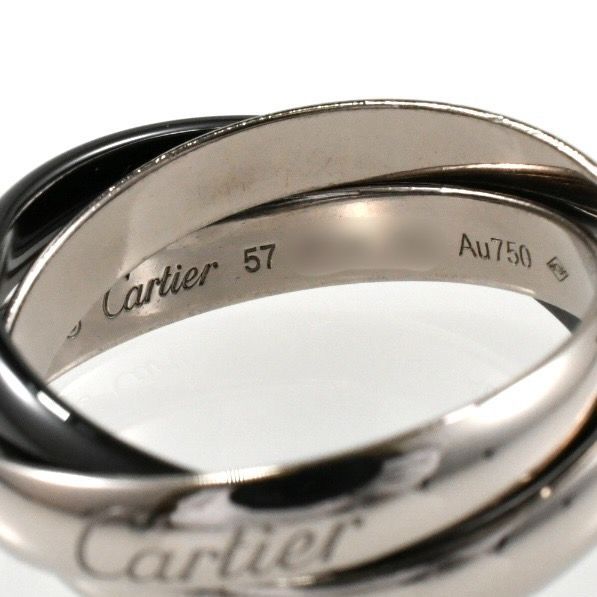 Cartier カルティエ トリニティ ブラック リング セラミック MM