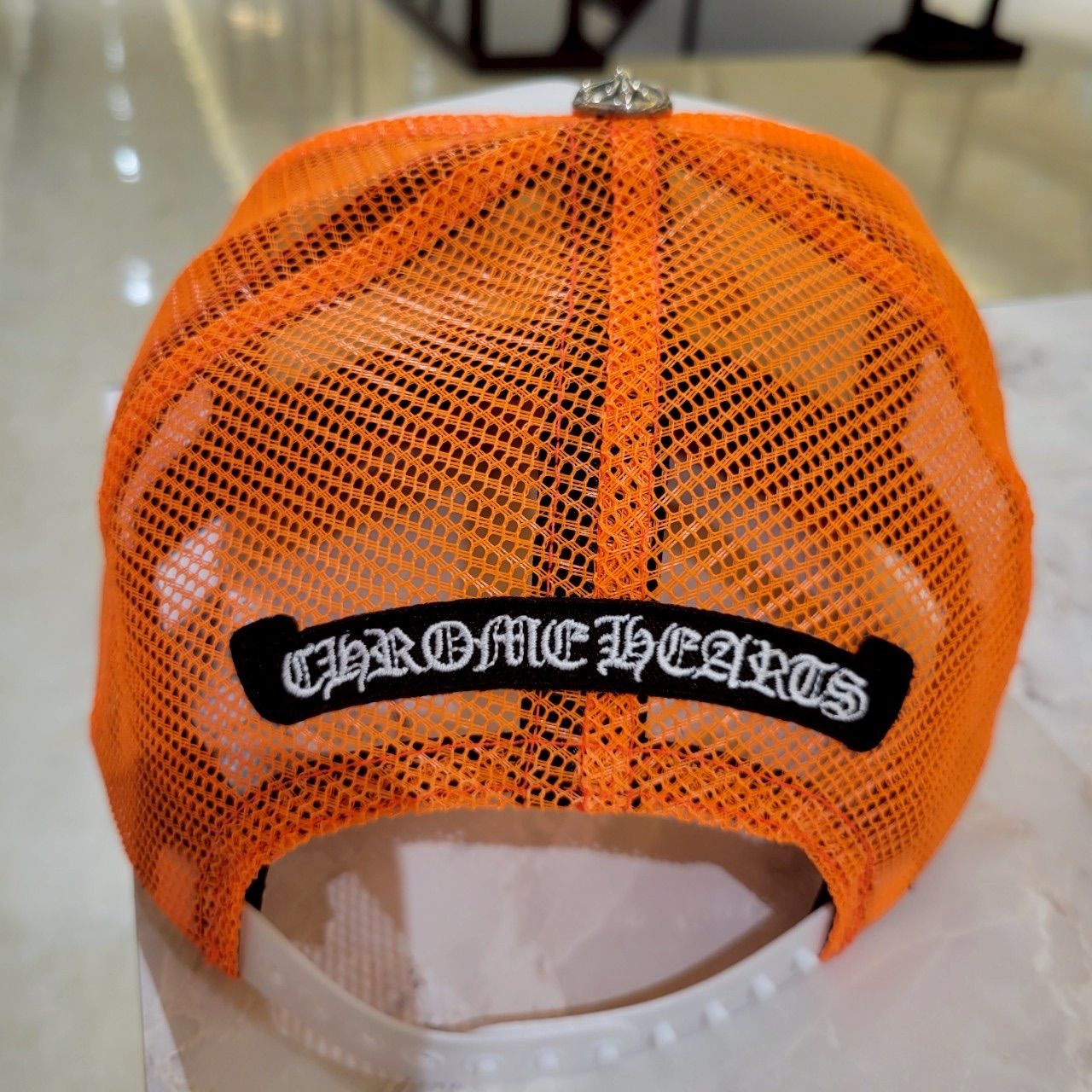 最安値 新作クロムハーツレザーパッチオレンジchrome hearts