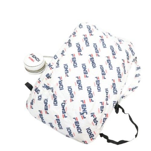 FENDI フェンディ FILAコラボ リュックサック エコバッグ ホワイト