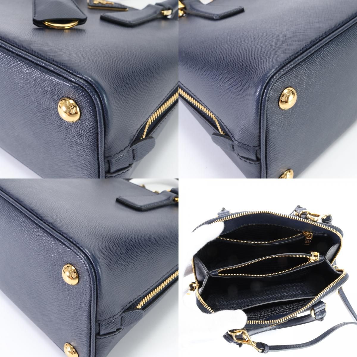 未使用 プラダ サフィアーノ レザー 2WAY ショルダーバッグ 斜め掛け  