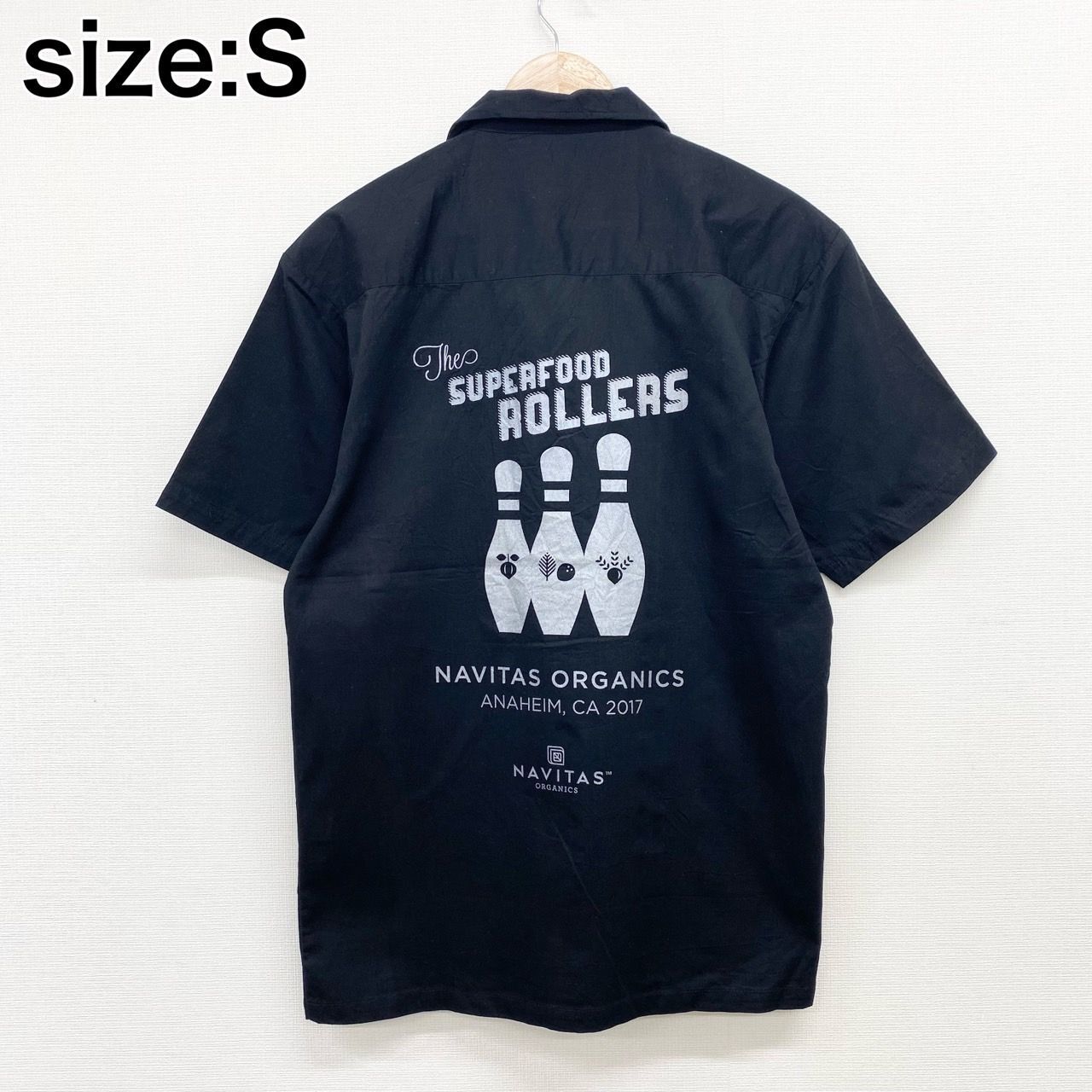 美品状態良ショットベトシャツブラックベトジャンスカジャンボーリングシャツ 美品状態良ショットベトシャツブラックベトジャンスカジャン