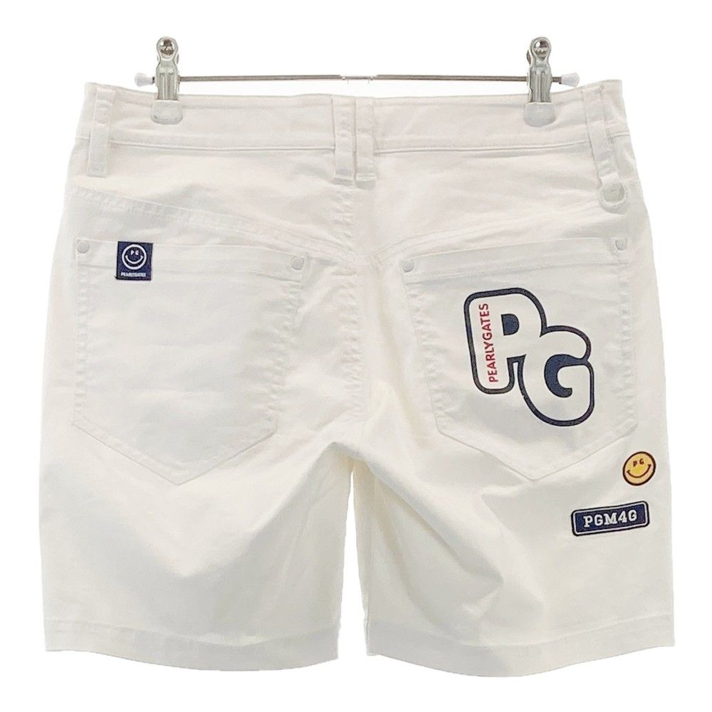 Pearly gates パーリーゲイツ　ショートパンツ　ゴルフ　ニコちゃん PEARLY GATES パーリーゲイツ ハーフパンツ ネイビー×白
