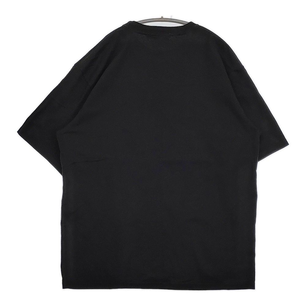 stlTH UNDERCOVER 半袖Tシャツ 両面プリント ブラック Lサイズ UNDERCOVER アンダーカバー NO BORDER 半袖 Tシャツ ブラック系
