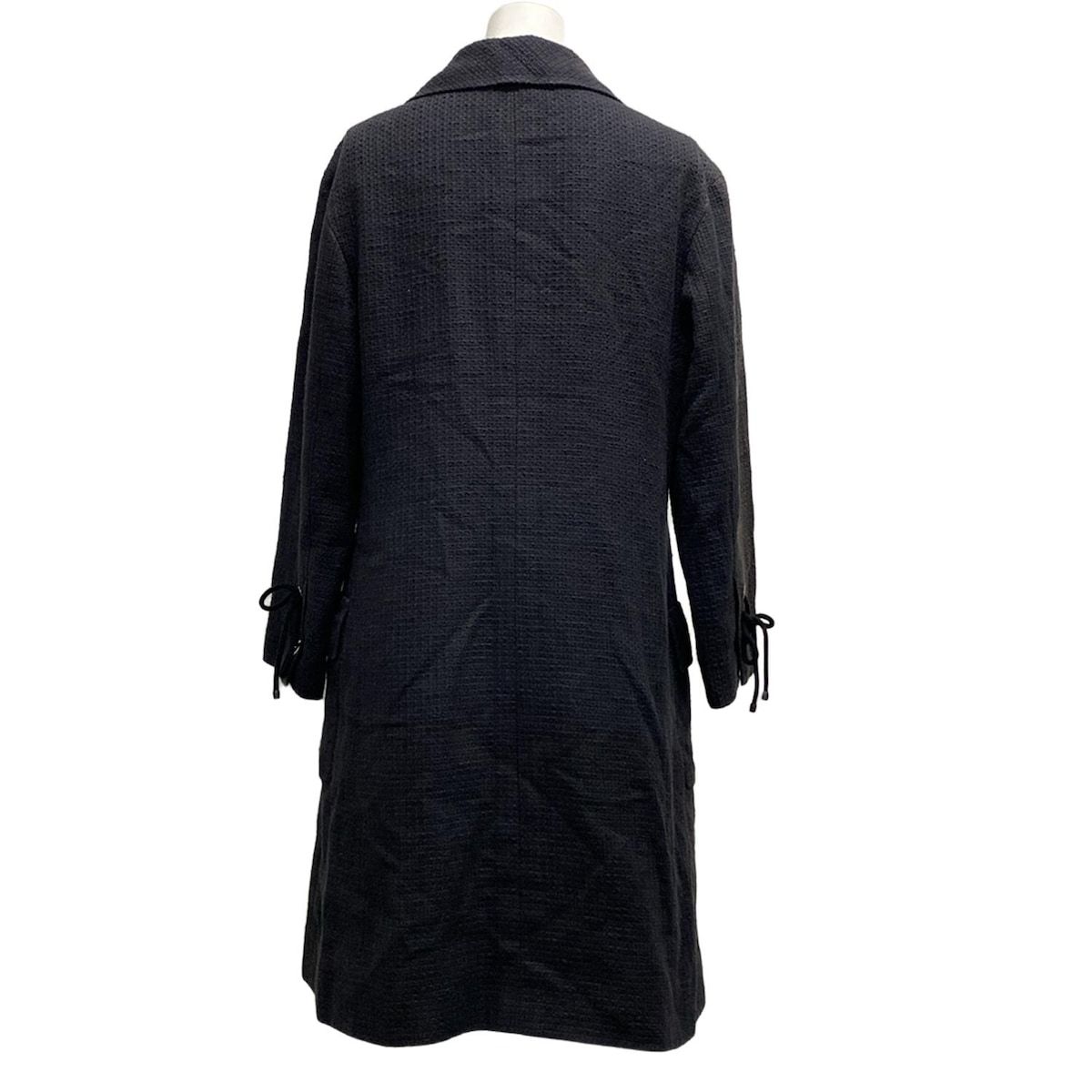 CHANEL(シャネル) コート サイズ38 M レディース - P29938 黒 長袖/秋  