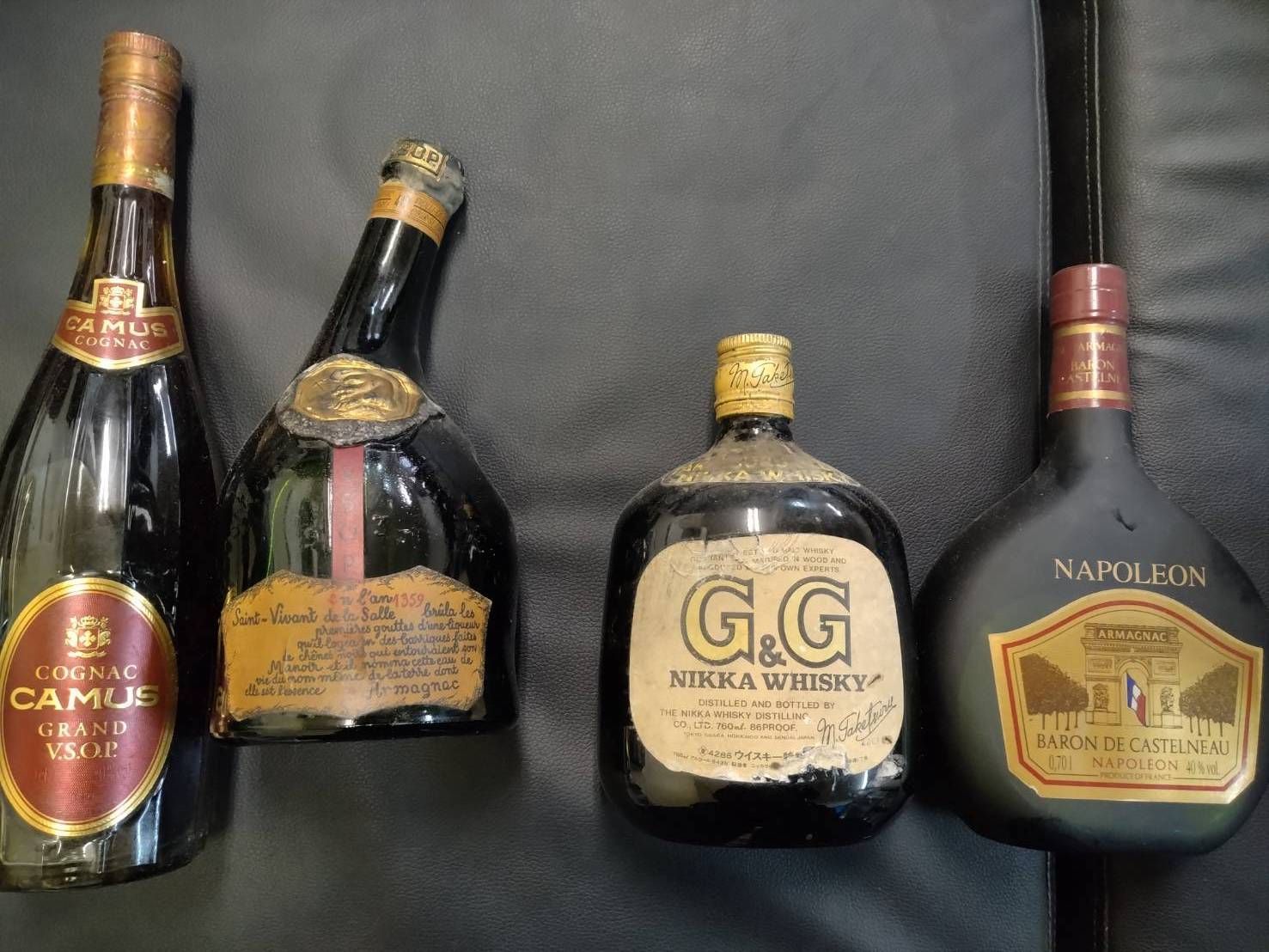 古酒　4本セット&香水　ブランデー　コニャック　VSOP プティプリンス他 古酒 4本セット&香水 ブランデー コニャック VSOP プティプリンス他 古