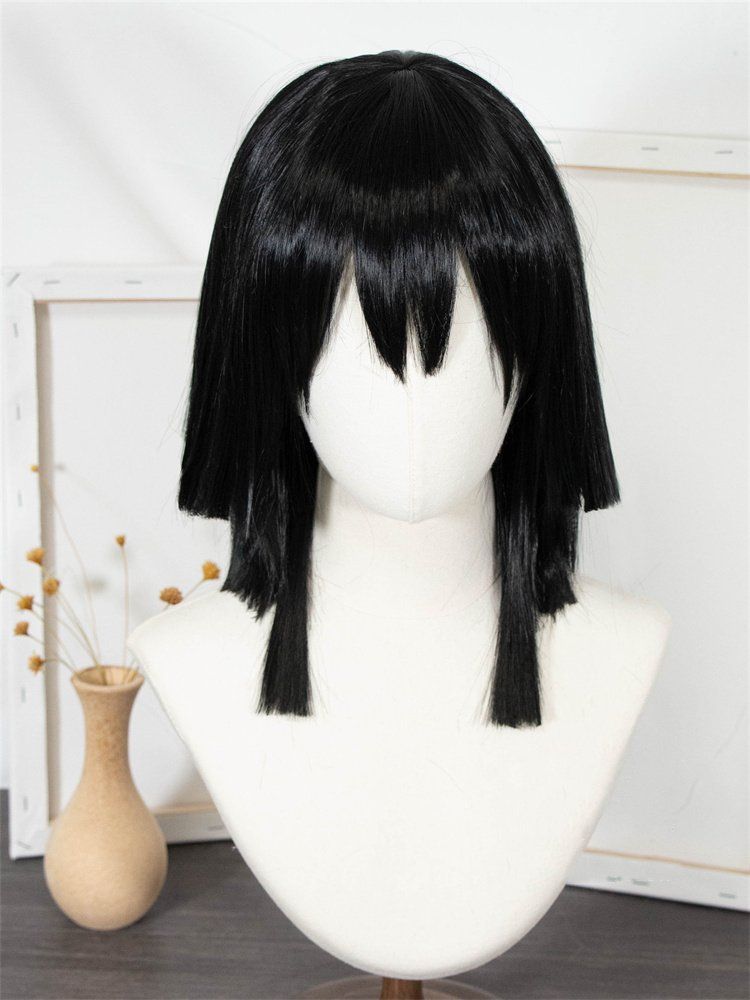 伊黒小芭内 鬼滅の刃 コスプレ ウィッグ+ネット 新品 - メルカリ