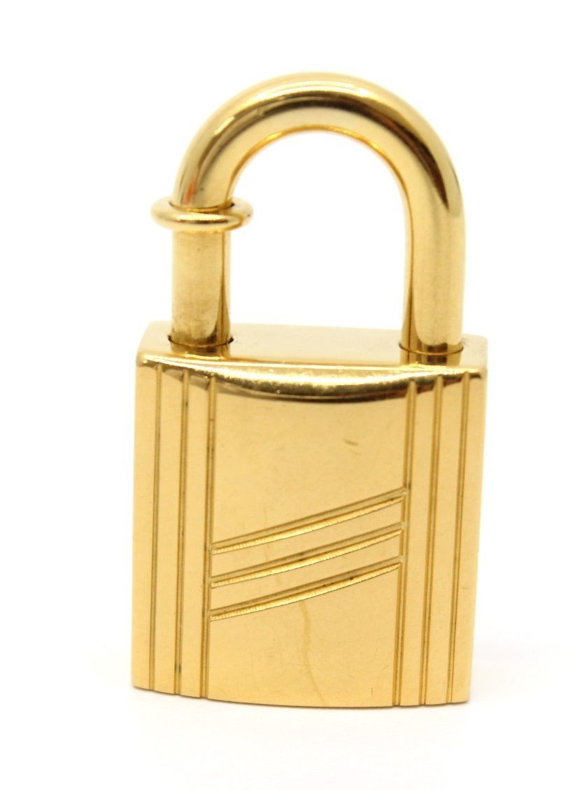 エルメス チャーム ゴールド 南京錠 カデナ 樹液 1998 ANNEE ARBRE