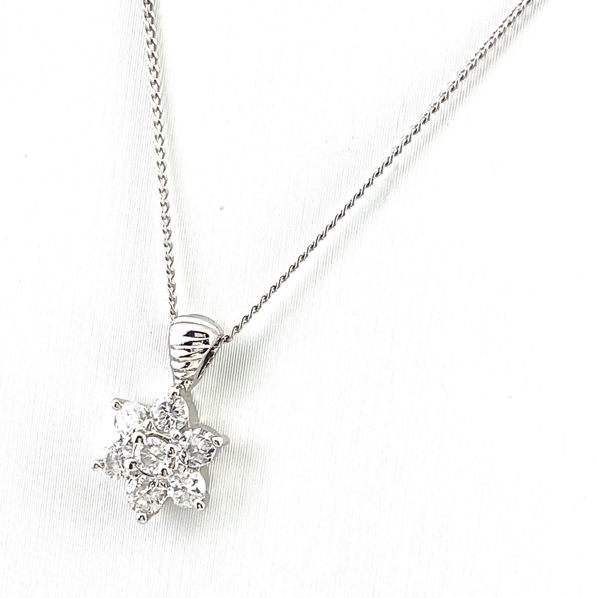 メレダイヤ デザインネックレス プラチナ ペンダント ネックレス Pt900 ダイヤモンド レディース