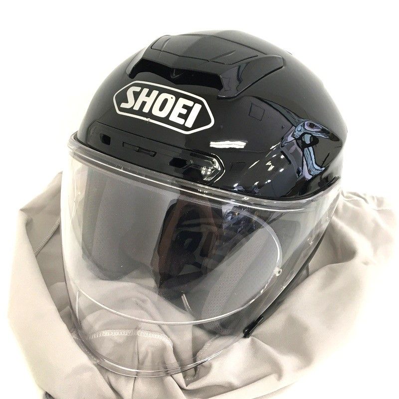 SHOEI ショウエイ J-FORCE4 ジェットヘルメット 除菌消臭済 XLサイズ ブラック オートバイ ツーリング ライディング バイカー バイク用品 TA2760
