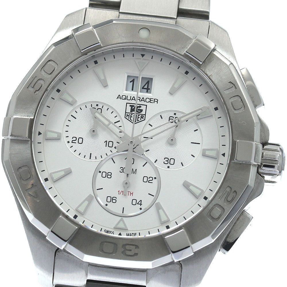 タグホイヤー TAG HEUER CAY1111-0 アクアレーサー クロノグラフ デイト クォーツ メンズ良品箱・保証書付き_878999