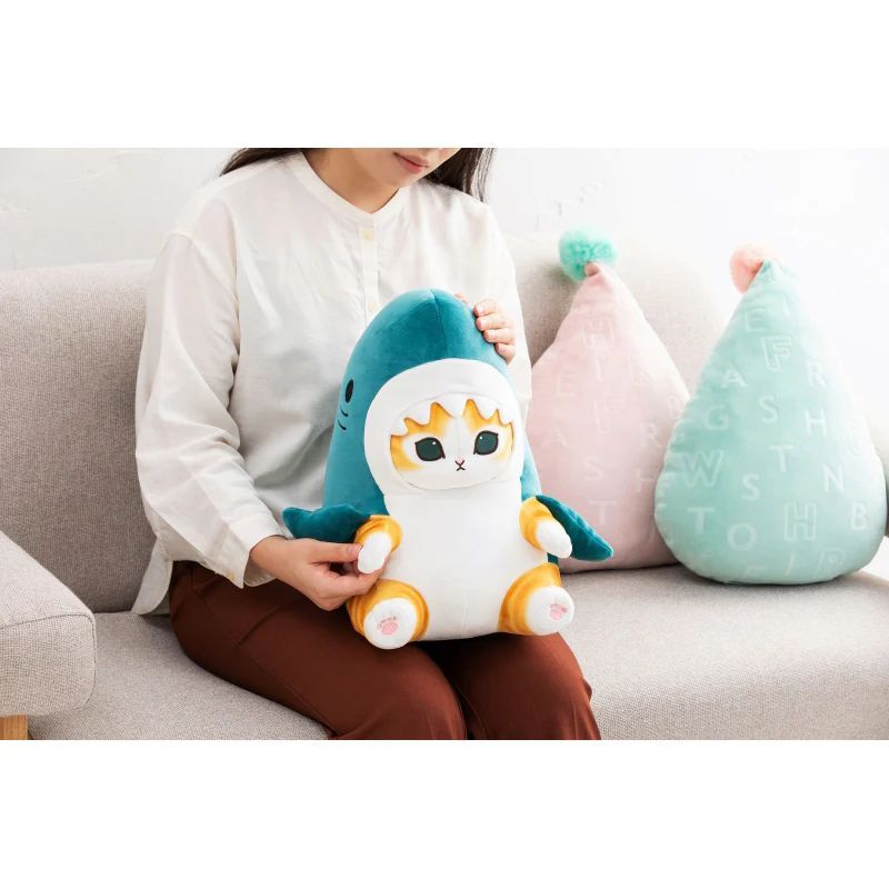 新品　mofusand サメにゃん　もちもちクッション Amazon.co.jp: 限定コラボモフサンド サメにゃん もちもち
