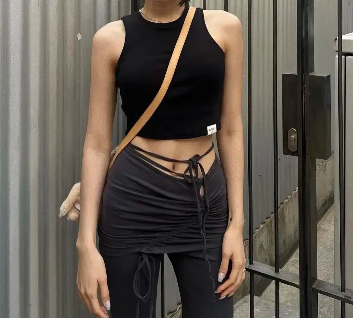 セット グロウニー TAMPA SHIRRING SKIRT PANTS セット