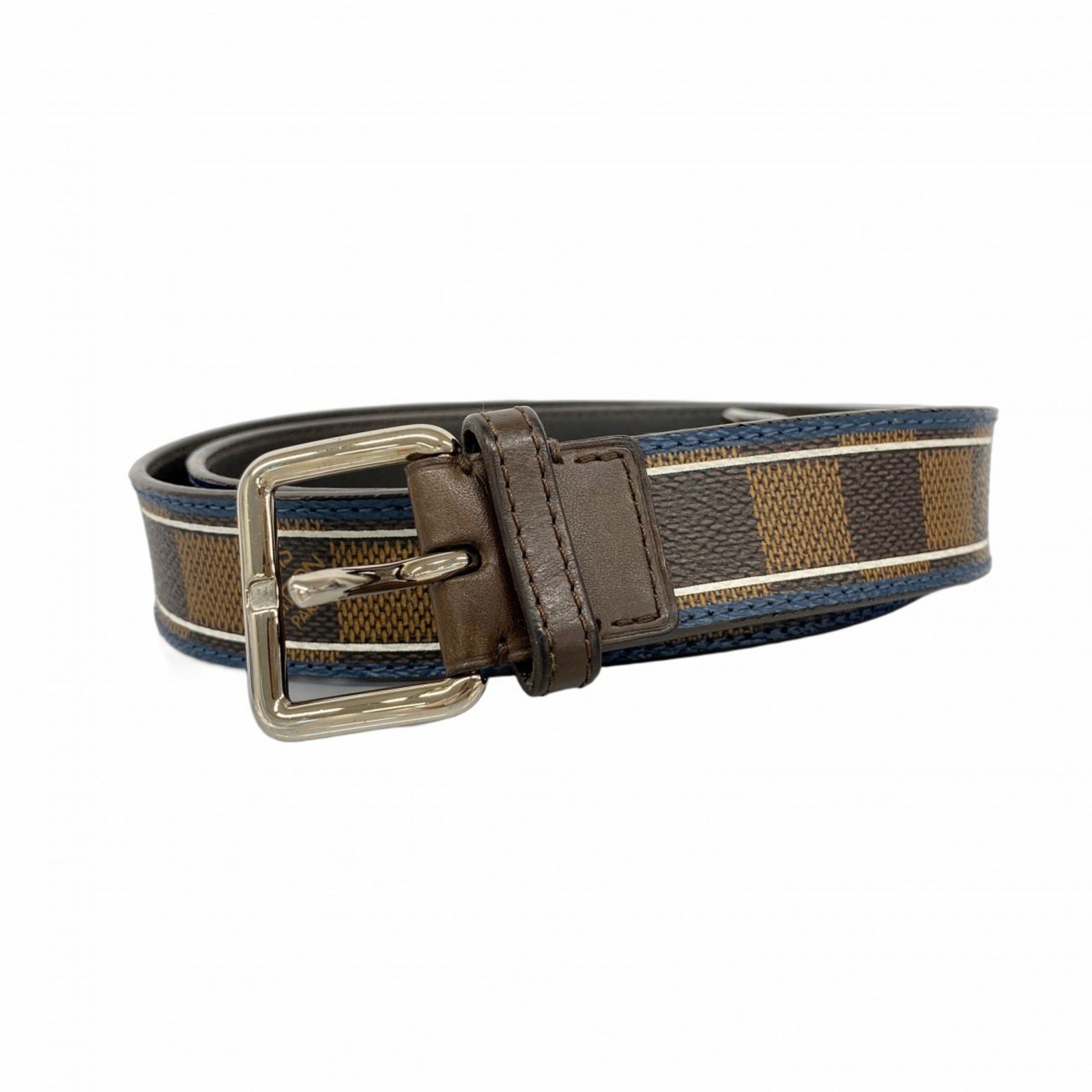 ルイ ヴィトン Louis Vuitton ルイ ヴィトン ベルト ダミエ サンチュールエース 30MM M9769 ネイビー エベヌメンズ