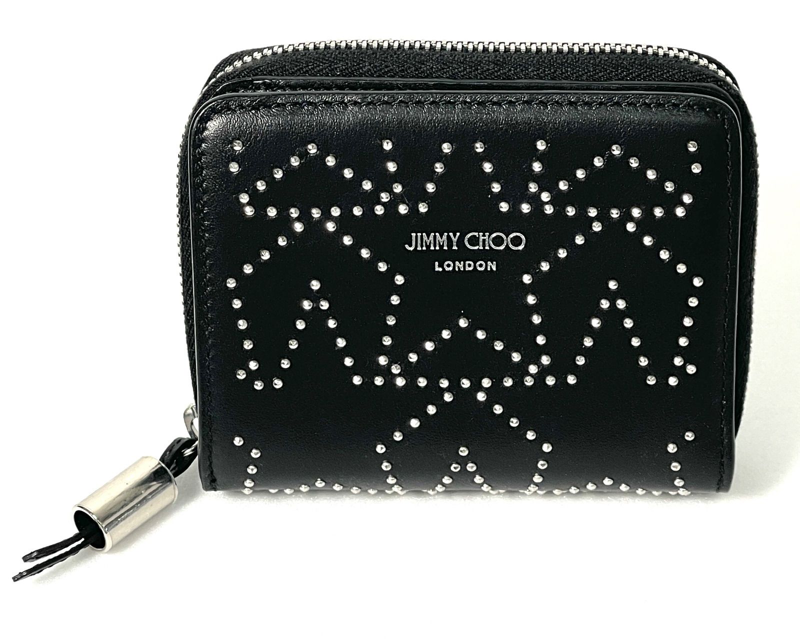 新品未使用JIMMY CHOO 二つ折り財布JO ブラック 正規品-