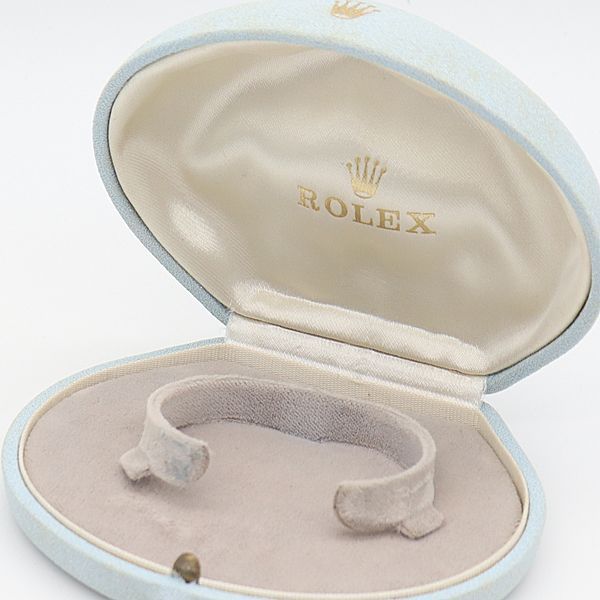 良品 ロレックス アンティーク 空箱/BOX/ケース 青 ジュエルボックス