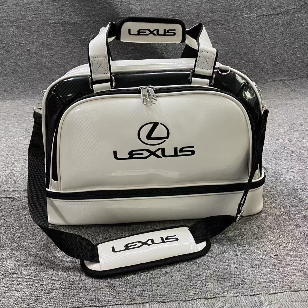 大好評☆ボストンバッグ ボストンバッグ ゴルフ用 レクサス ホワイト