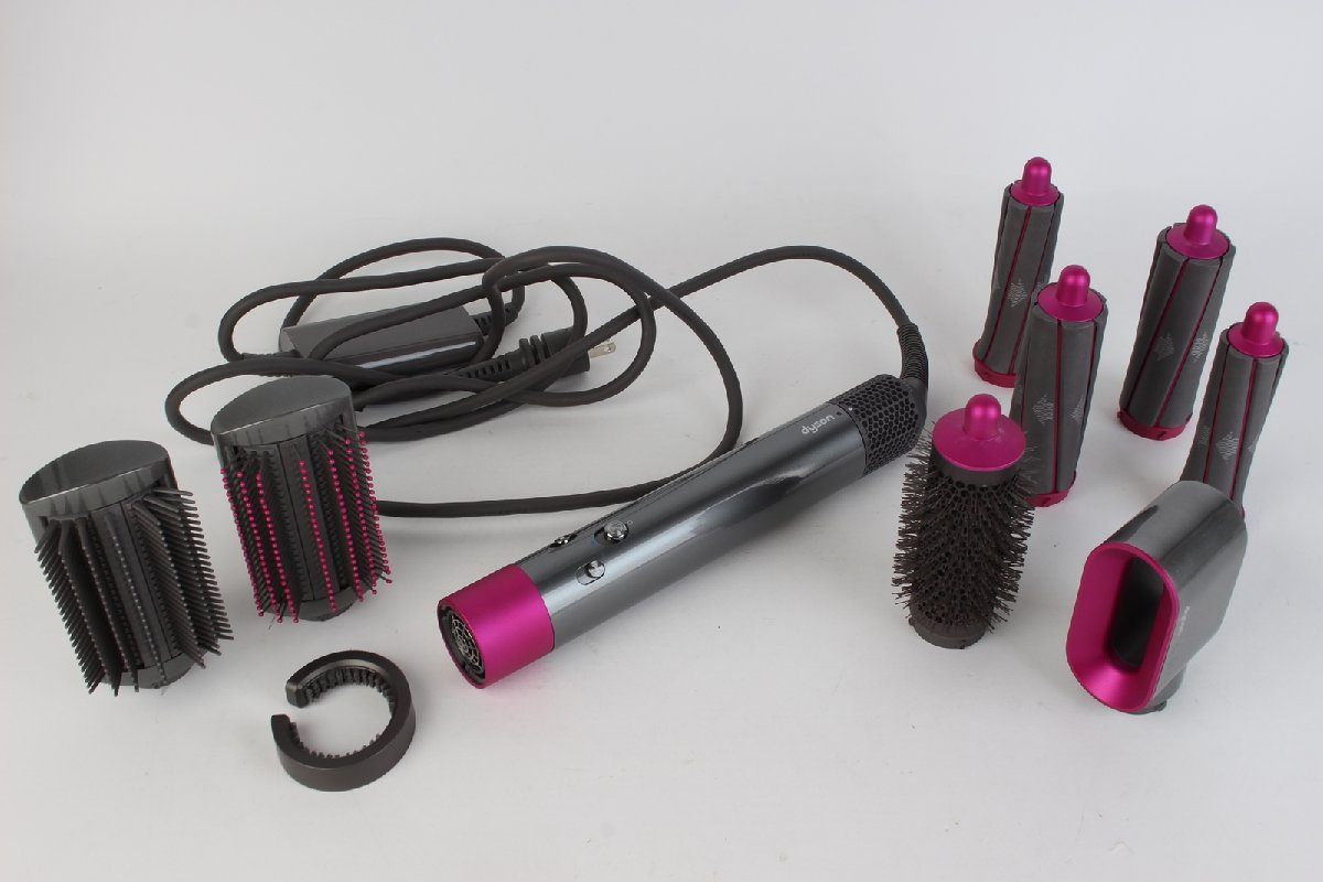 Dyson Airwrap ヘアドライヤー グレー/ピンク Dyson Airwrap ヘア