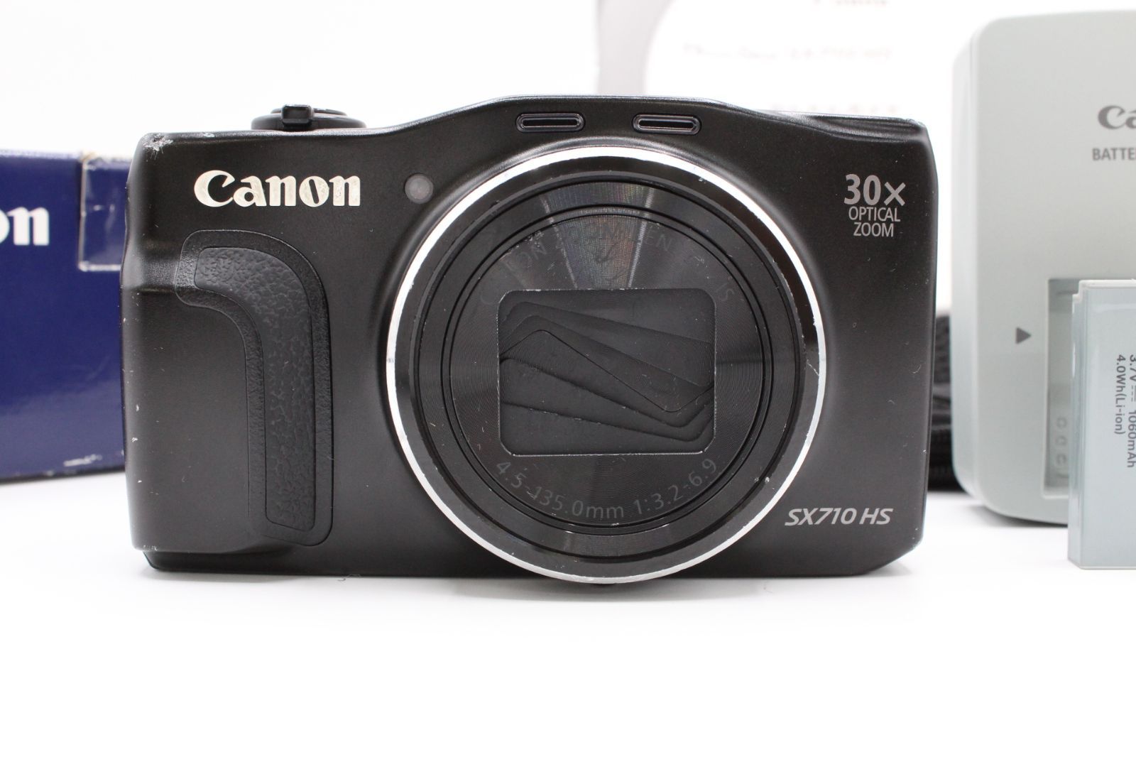 ＜＜化粧箱＆別売りポーチ付き！！＞＞【並品】CANON キヤノン デジタルカメラ PowerShot SX710 HS ブラック 光学30倍ズーム #LE2025165