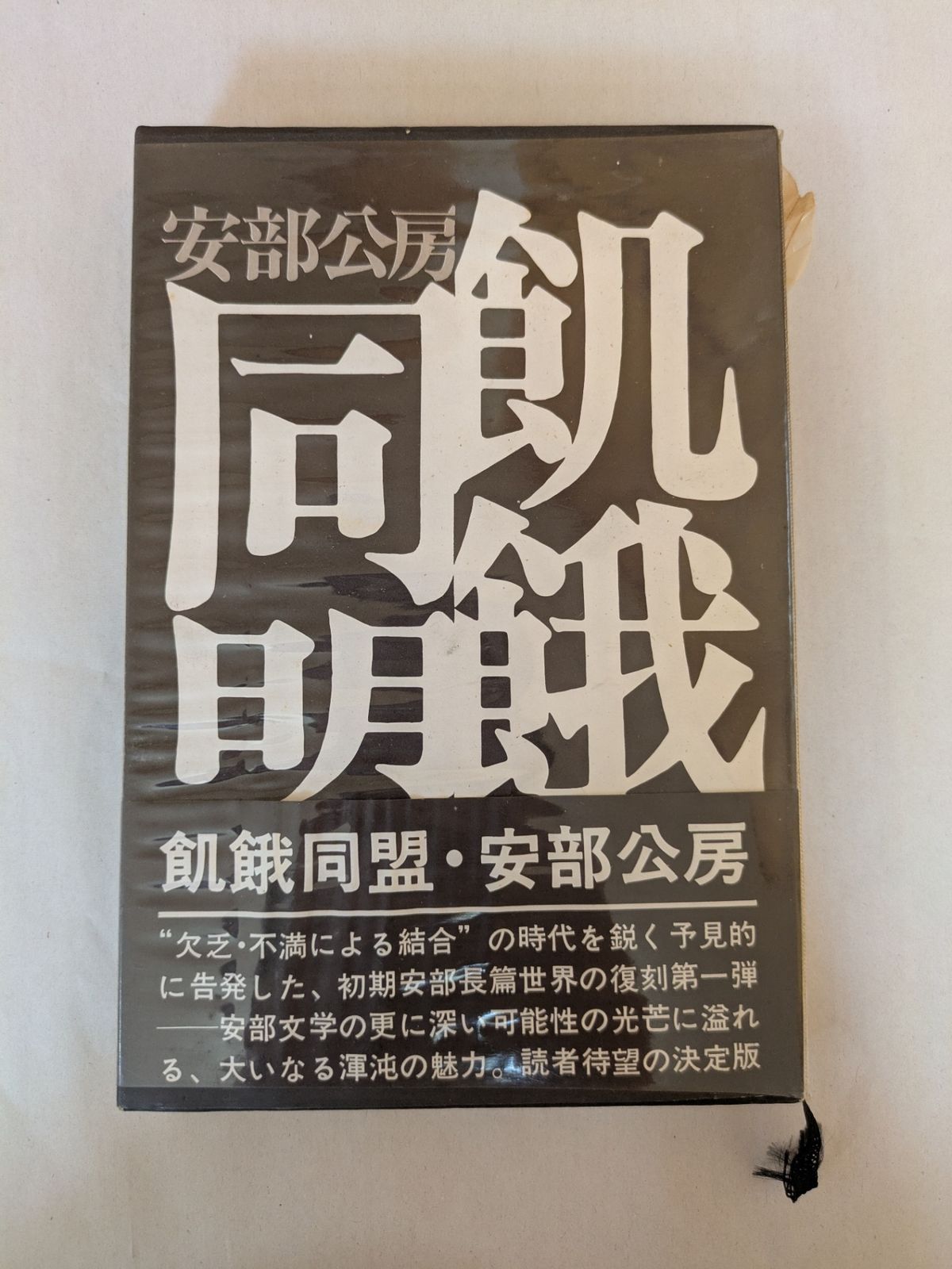 安部公房　飢餓同盟　初版　カバー　帯 安部公房 飢餓同盟 初版 カバー 帯 飢餓同盟 昭和29年初版 作