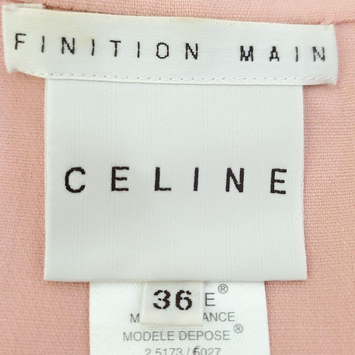 CELINE(セリーヌ) ジャケット サイズ36 S レディース - ピンク