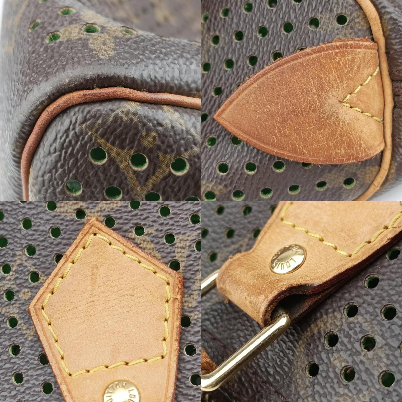 ブラウン系×グリーンモノグラム