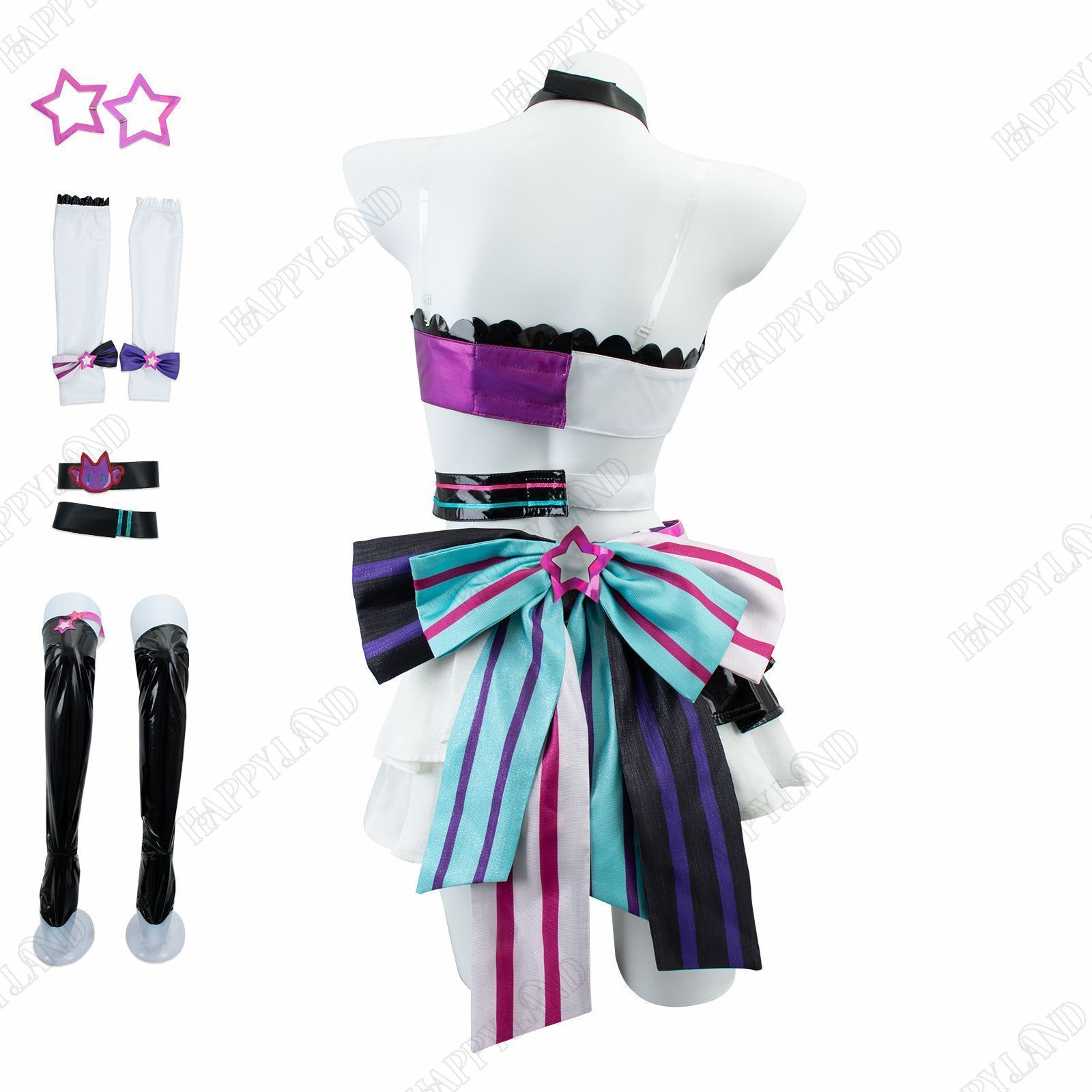 新品 Muse Dash x 初音ミク コラボ コスプレ衣装 ウイッグ付き