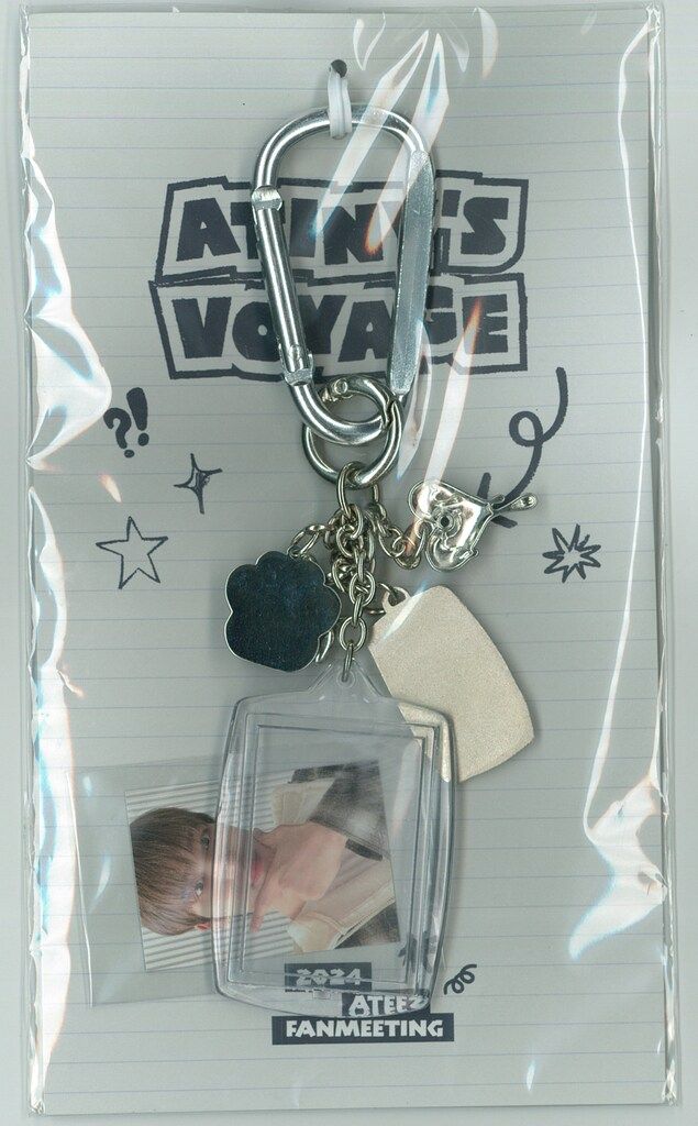 最安！ATEEZ  ATINY VOYAGE ペンミ キーリング サン② ATEEZ OFFICIAL LIGHTINY KEYRING」本日19時より発売決定！ | ATEEZ