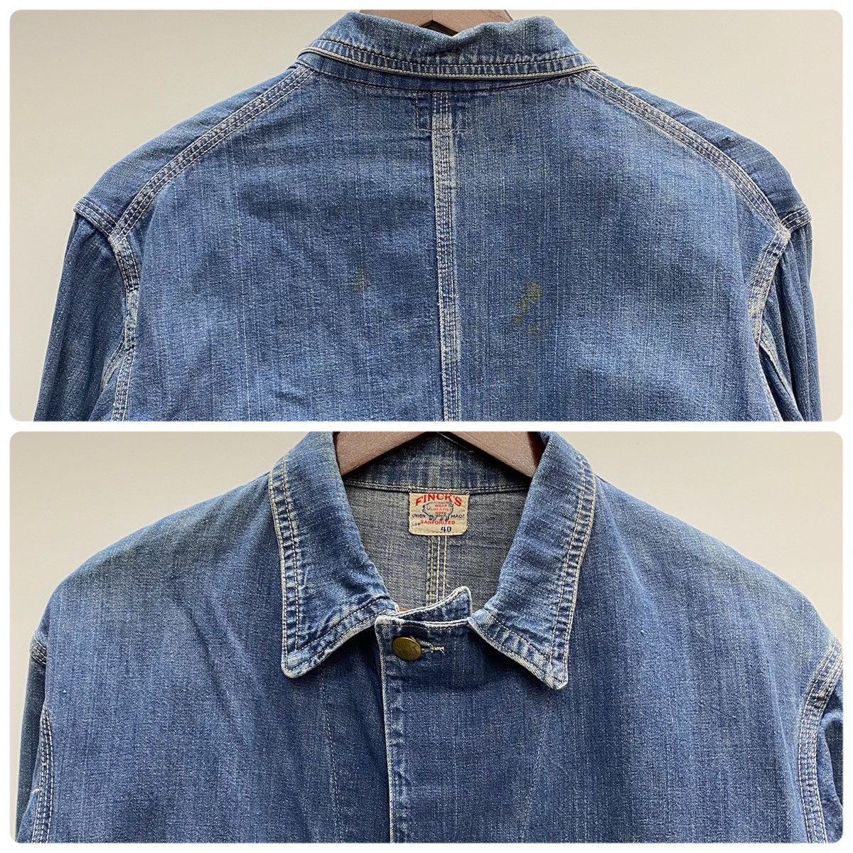 ヴィンテージ vintage 50's フィンクス FINCK'S デニムカバーオール