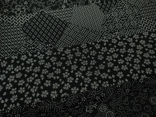 平和屋着物○江戸小紋 百柄 黒地 正絹 逸品 CAAX4685ut - メルカリ