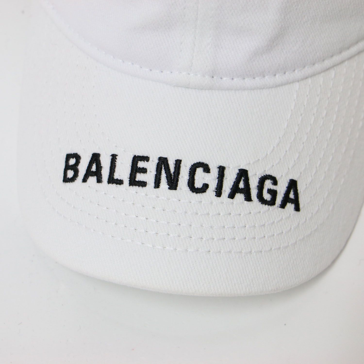 BALENCIAGA バレンシアガ キャップ ホワイト 白 サイズ:L(58) Logo 