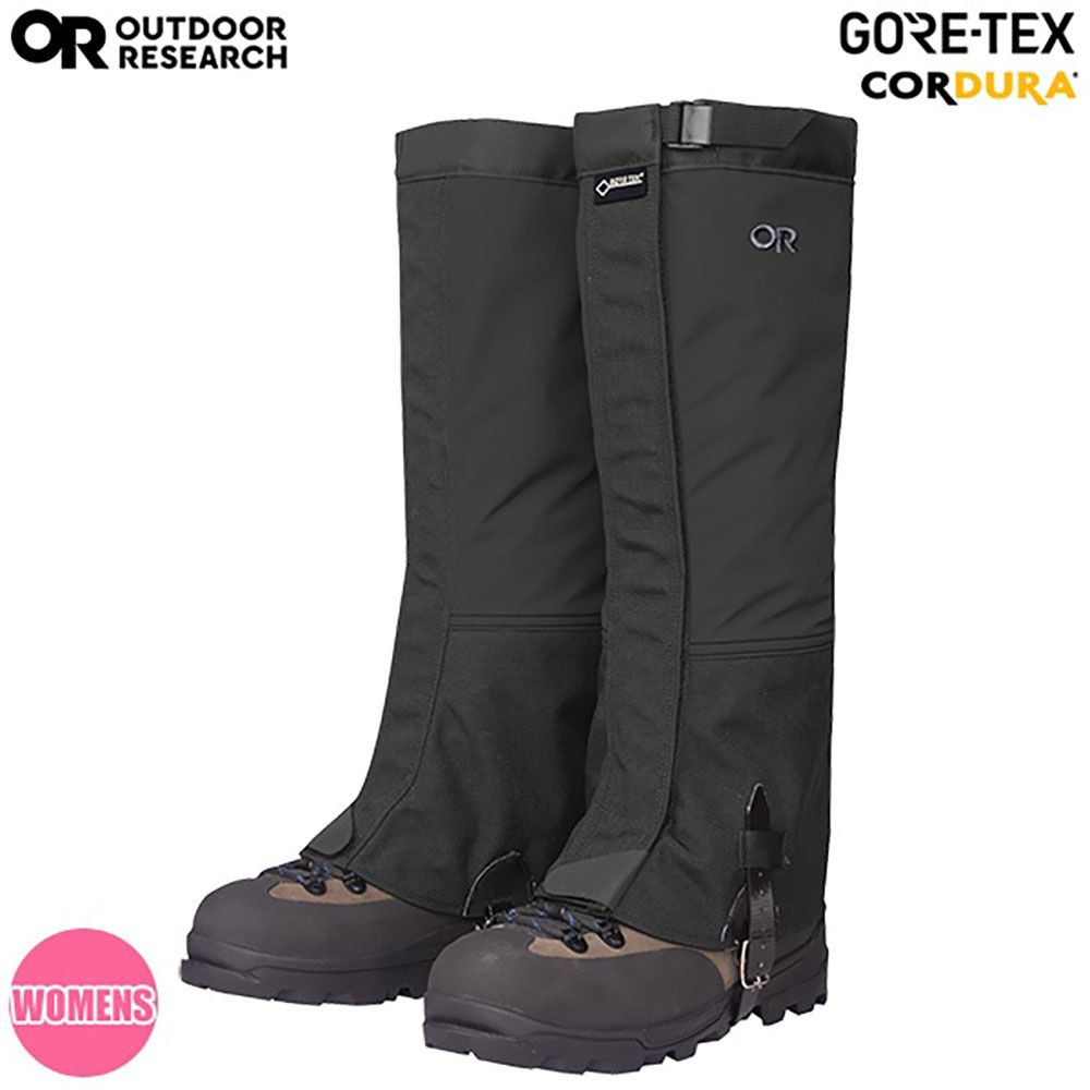 アウトドアリサーチ OUTDOOR RESEARCH アウトドア クロックゲイター レディース 登山 ゲイター 防水 透湿 キャンプ 19842537 001 ブラック